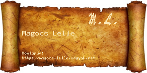 Magocs Lelle névjegykártya